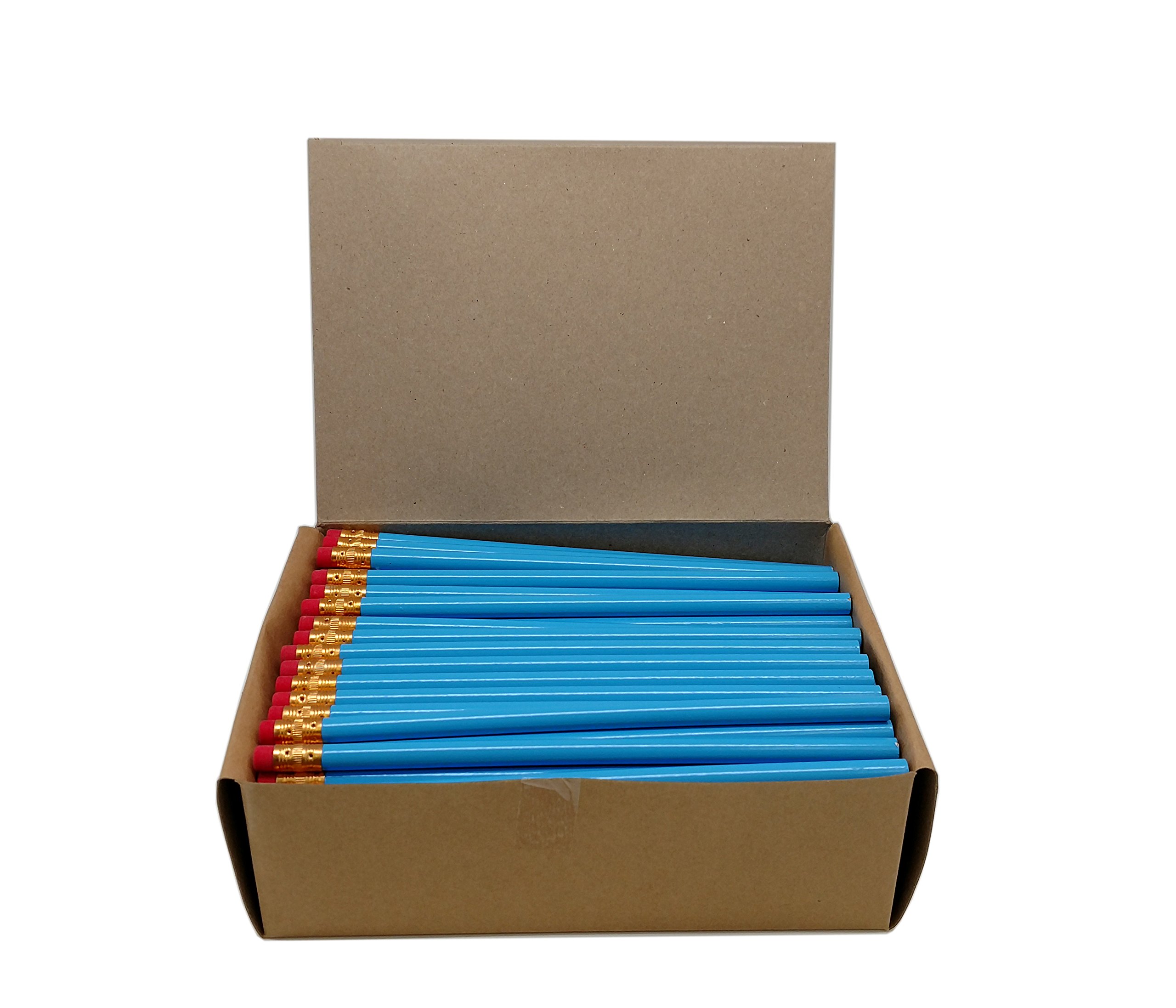 Impex Round Wood #2 HB Pencils - Bulk Pack of 144 (1 Gross) - 20+ Colors & Neon Styles - Perfect for Classroom, Office & Art Projects