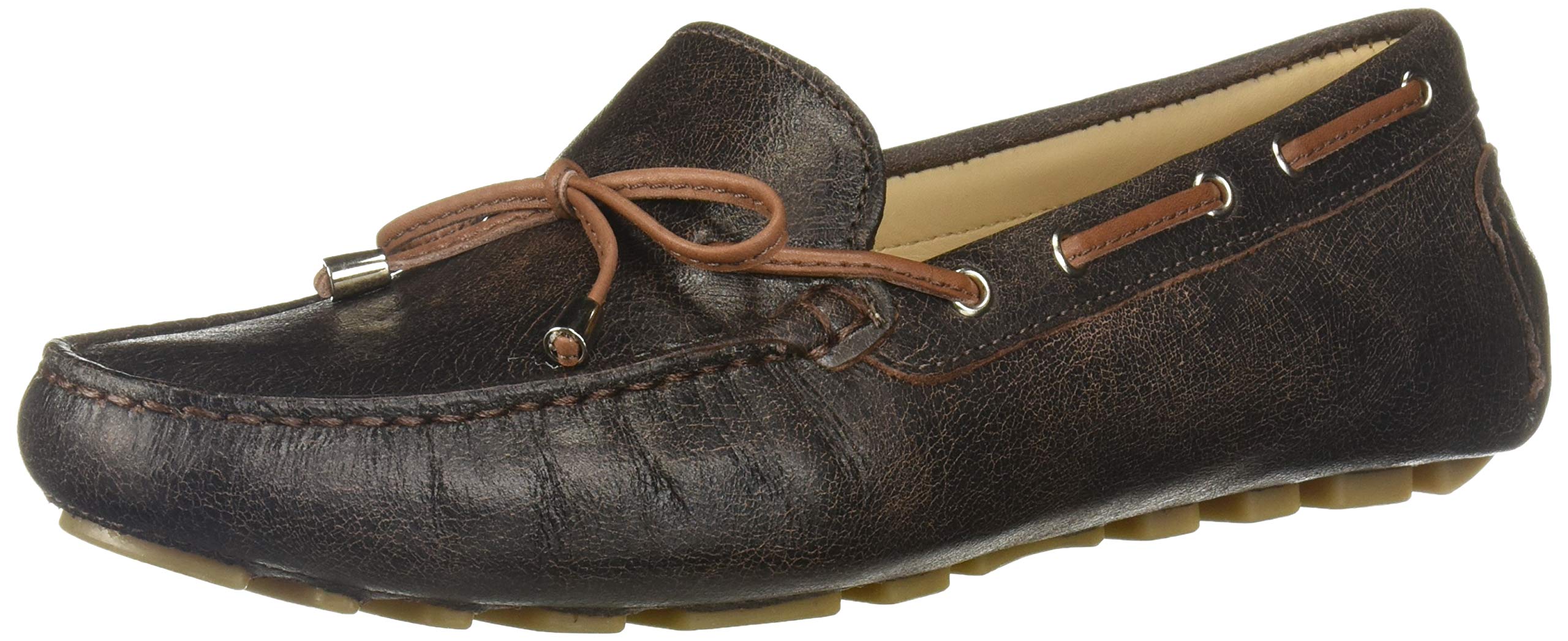 Driver Club USA Women's Genuine Leather Loafers - Handcrafted in Brazil - Comfortable Nantucket Style Slip-On Shoes for Work, Travel & Casual Outfits