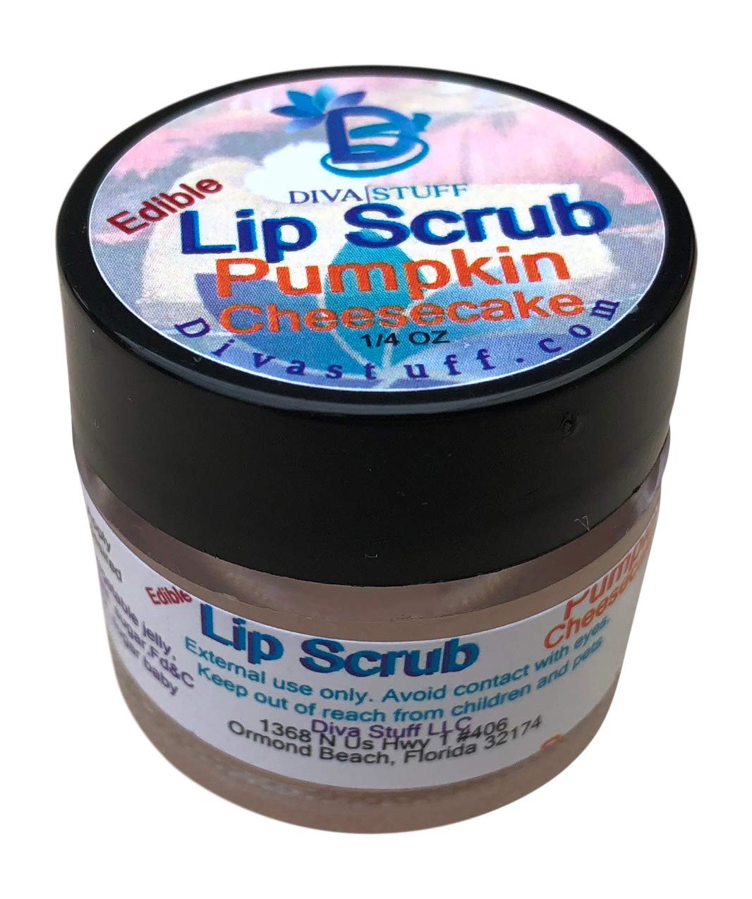 Ultra Hydrating Lip Scrub for Soft Lips | Gentle Exfoliator & Moisturizer | Pumpkin Cheesecake Flavor | ¼ oz | Made in USA | Perfect for Dry Lips & Nighttime Skincare Routine
