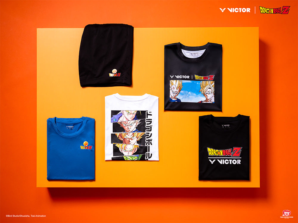 Victor x Dragon Ball Z T-Shirt 502DBZ C - Official Anime Graphic Tee for Men & Women - Perfect for Cosplay, Conventions & Anime Lovers [Black]