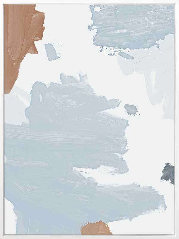 Cloudy Canvas Art Print - Modern Sky Landscape Wall Decor for Living Room, Bedroom & Office - Perfect for Home & Office Decor