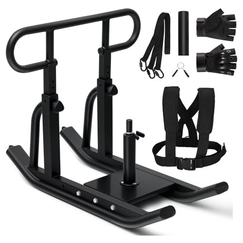 Black Height Adjustable Multi-Sided Sled