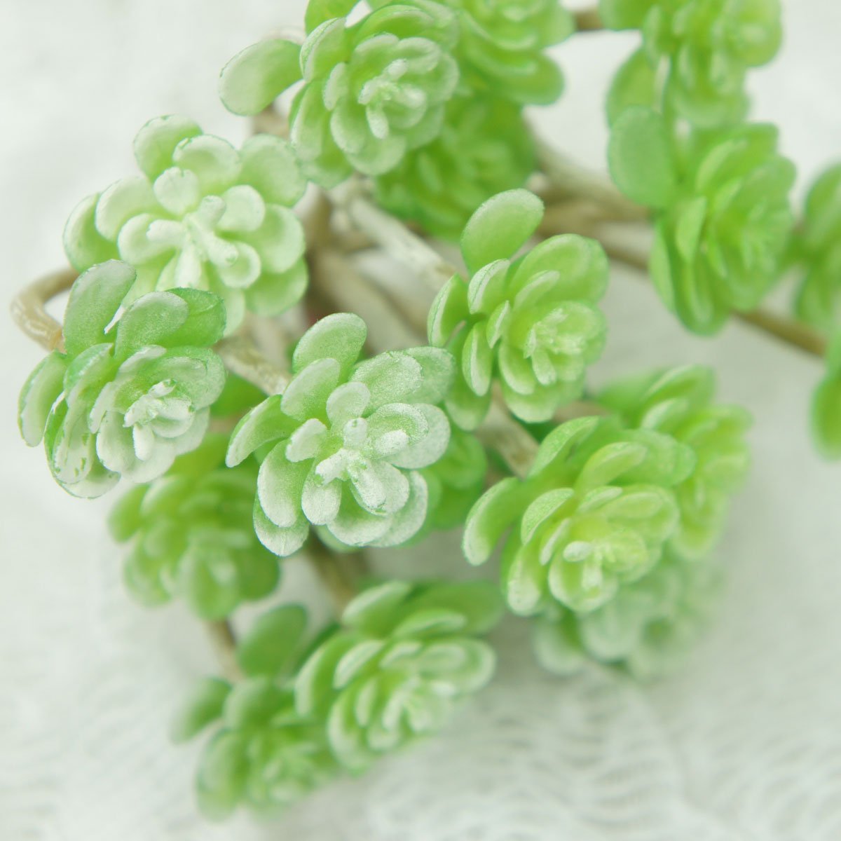 Premium Green Artificial Succulent Plants for Home & Office Decor - Fake Succulents for Table Centerpieces, Wedding Decor, and Shelf Displays