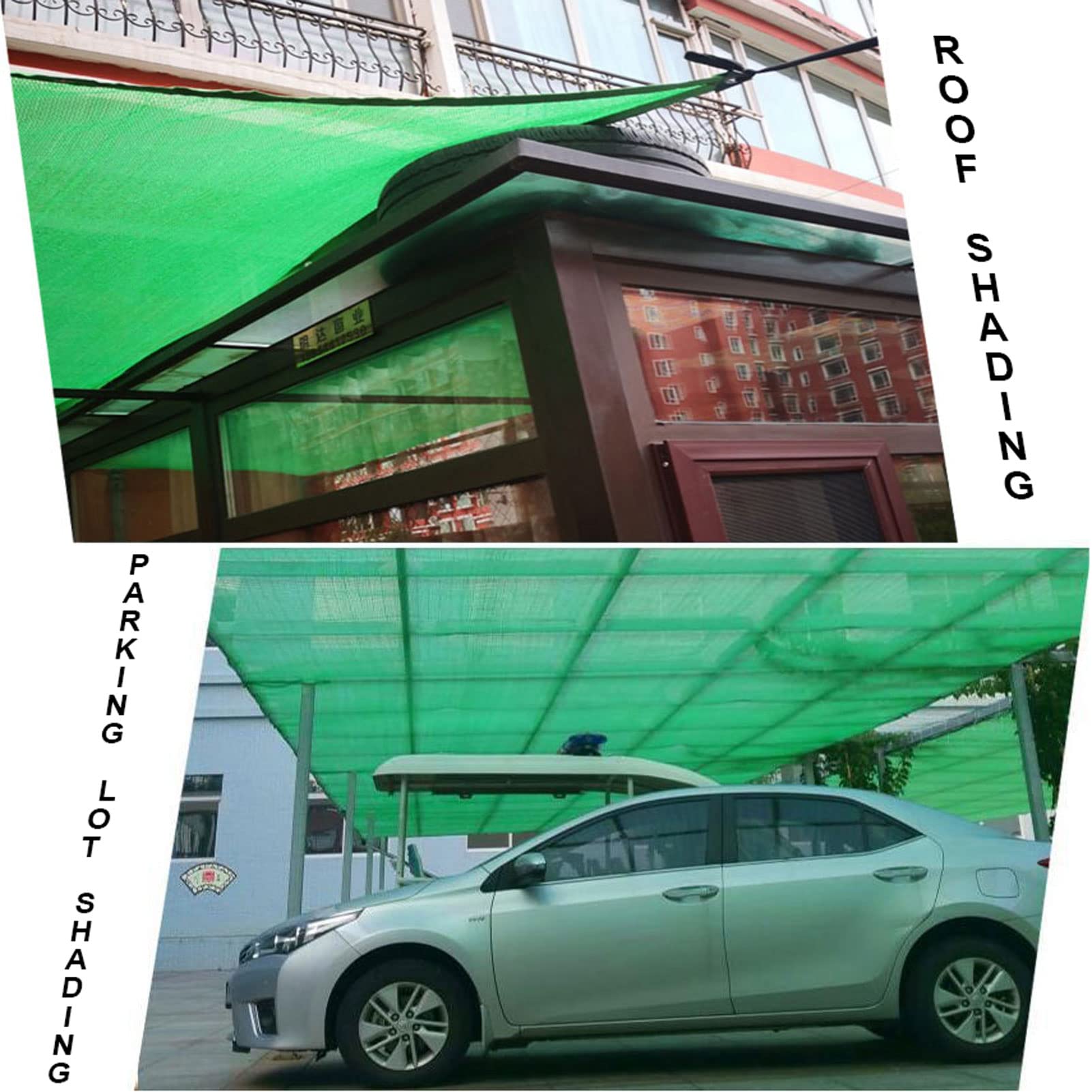 16.4x26.2ft Green Sun Shade Net for Garden & Greenhouse - UV Resistant Sunblock Shade Cloth with Grommets, Breathable Weatherproof Mesh for Plants, Patio Cover, Flowers & Outdoor Use - Perfect for Sun Protection, Gardening & Backyard Shade Solutions