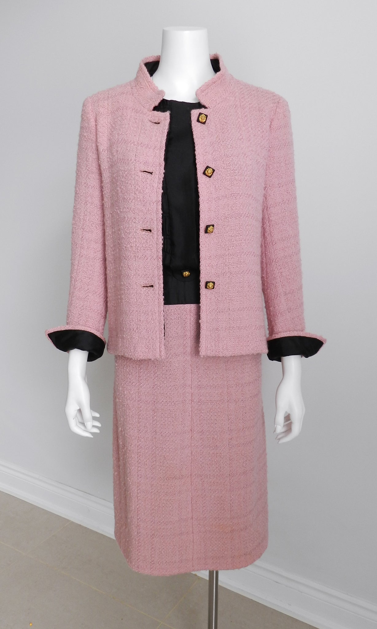 Vintage Chanel 1963 Pink Haute Couture Suit - Authentic Documented Collector's Piece for Fashion Shows & Special Occasions