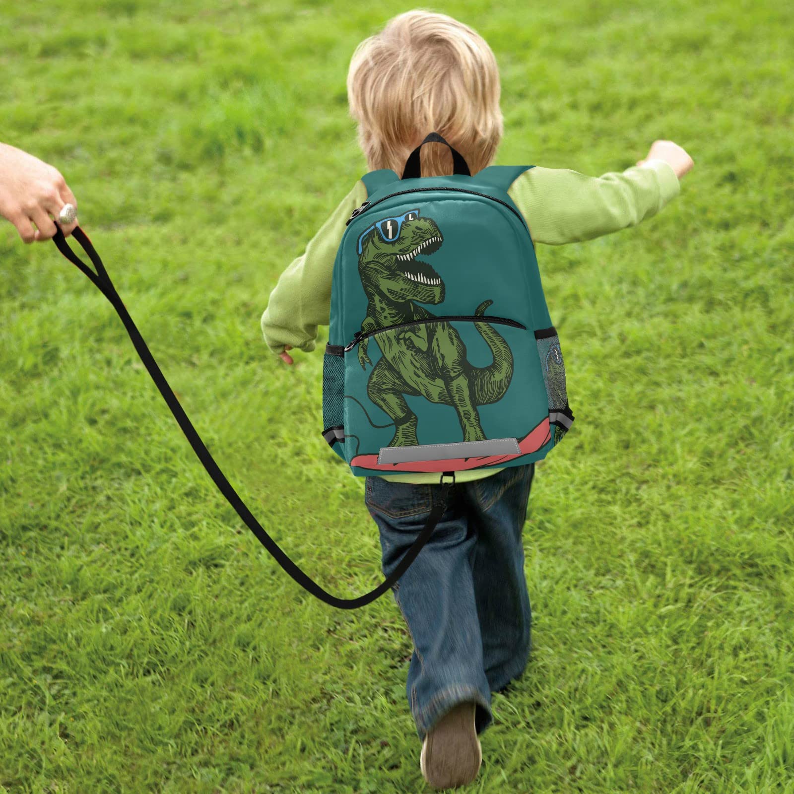SUABO Dinosaur Backpack for Boys & Girls - Cute Kids Backpack for Preschool, Kindergarten & Elementary School - Perfect for School, Travel & Outdoor Adventures