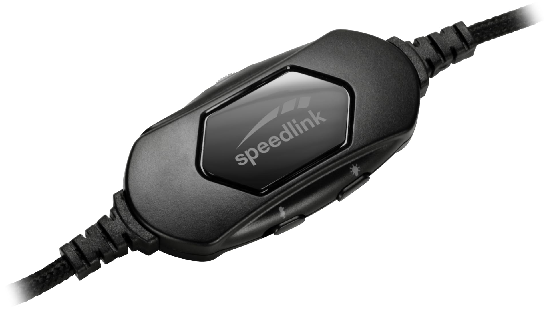 Speedlink VIRTAS Wired 7.1 Gaming Headset with Microphone - Customizable 7.1 Surround Sound, USB Connection, RGB LED Lighting, Volume Control via Cable Remote, Black - Perfect for PC Gaming, Streaming & Esports
