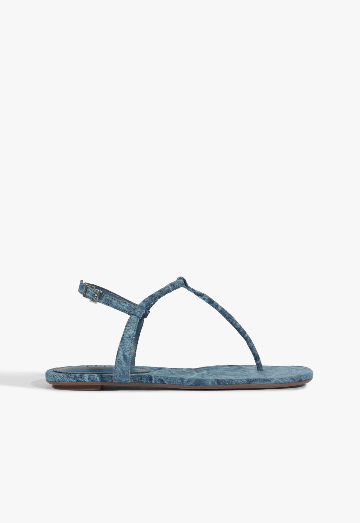 Elsha Denim Sandal for Women - Comfortable Strappy Summer Sandals with Adjustable Buckle - Perfect for Beach, Vacation, and Casual Outings