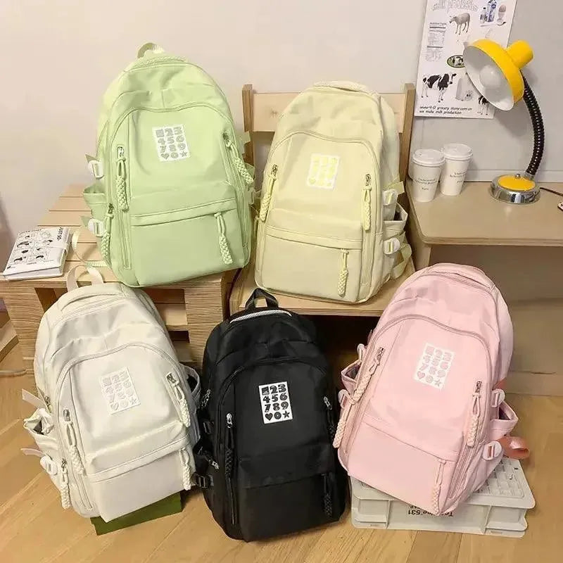 Stylish Large Capacity Women's Backpack for Travel, Work & College - Durable Waterproof Laptop Backpack with USB Charging Port