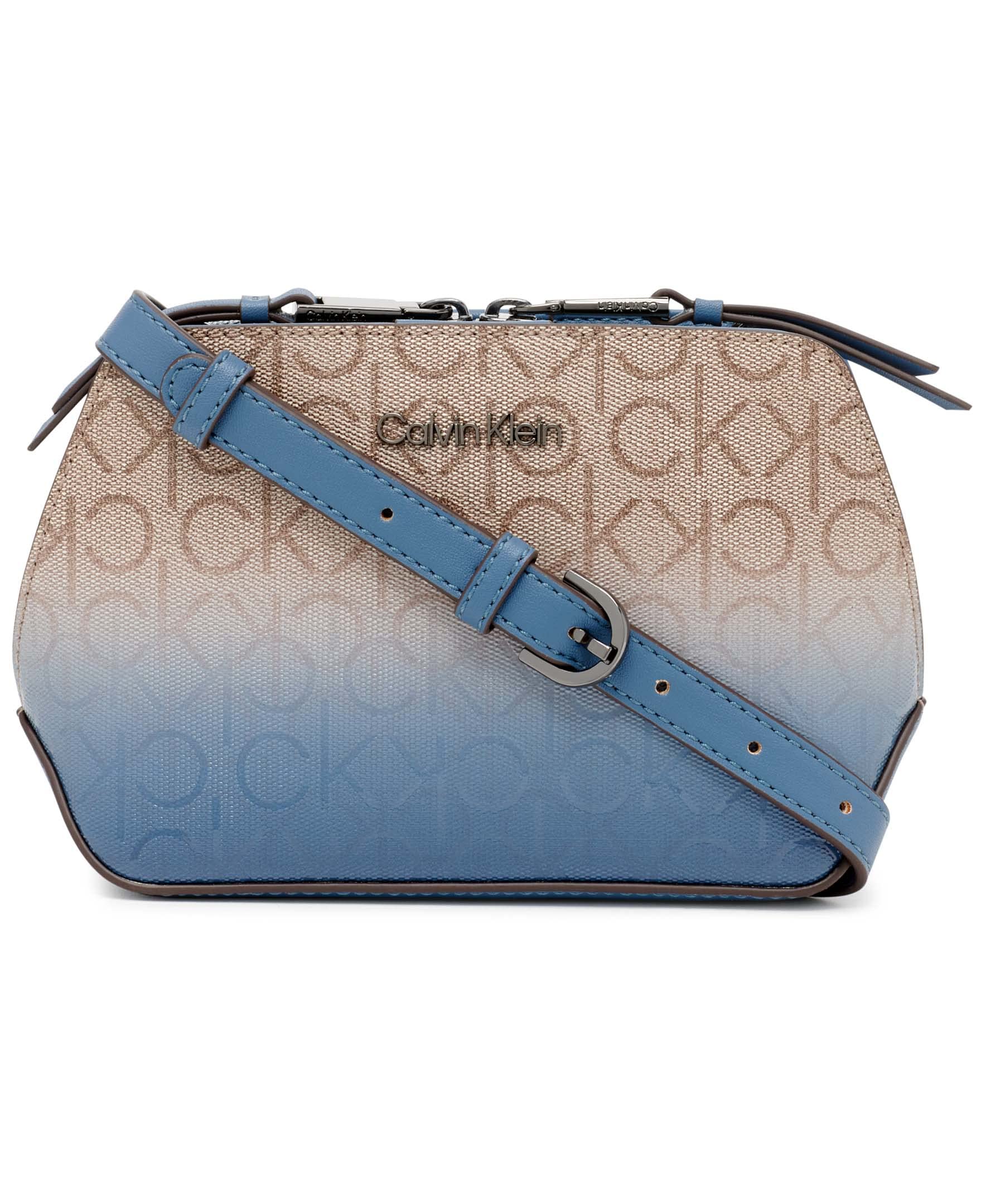 Calvin Klein Lucy Triple Compartment Crossbody Bag for Women - Stylish & Functional Purse for Everyday Use, Travel, and Work