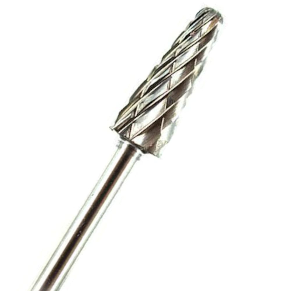 Professional Silver Carbide Cone Bit Nail Drill for Cleaning Under Nails & Cuticle Shaping | 5CC3C-DMD | Perfect for Salon, Home Manicure & Pedicure Care