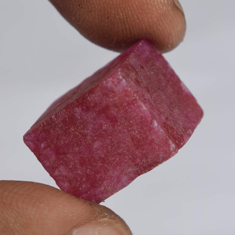 35.00 Ct Natural Ruby Gemstone Faceted Cube Loose Stones for Jewelry Making - Healing Energy Stone | Perfect for Rings, Necklaces & DIY Craft Projects