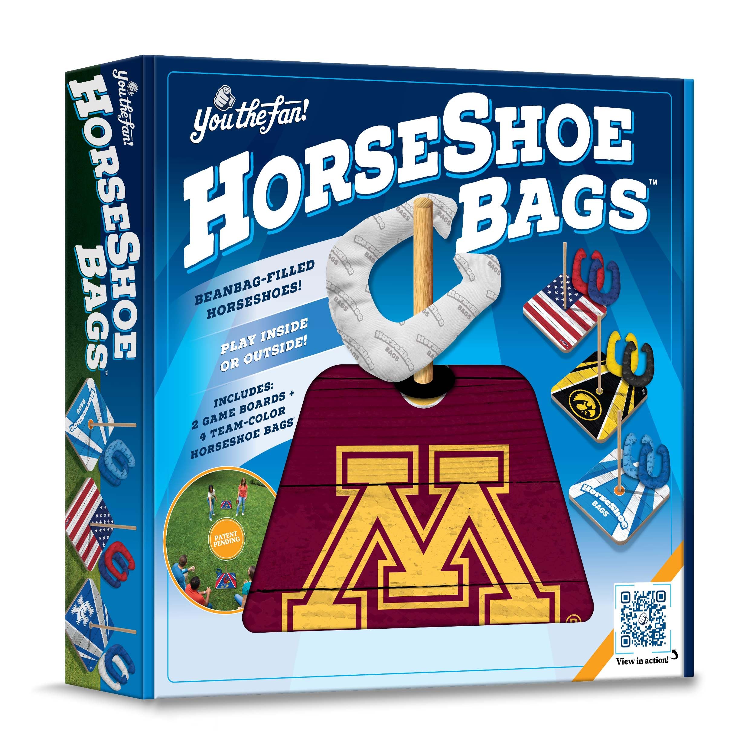 YouTheFan NCAA Minnesota Golden Gophers Horseshoe Bags - Durable & Stylish Team Spirit Accessory for Tailgating, Game Day & College Fan Gifts