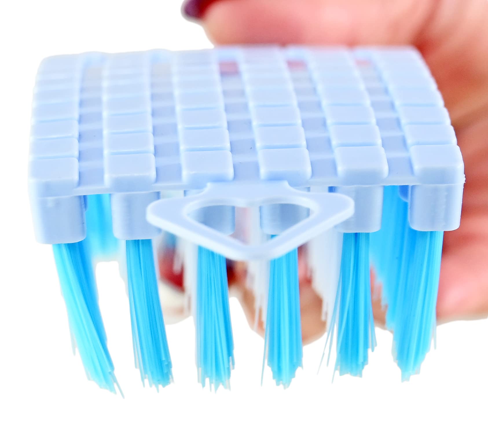 HOME-X 360-Flex Cleaning Brush - Flexible Plastic Scrubber Brush for Bathroom, Kitchen & Dishes - No Handle Design (6.25