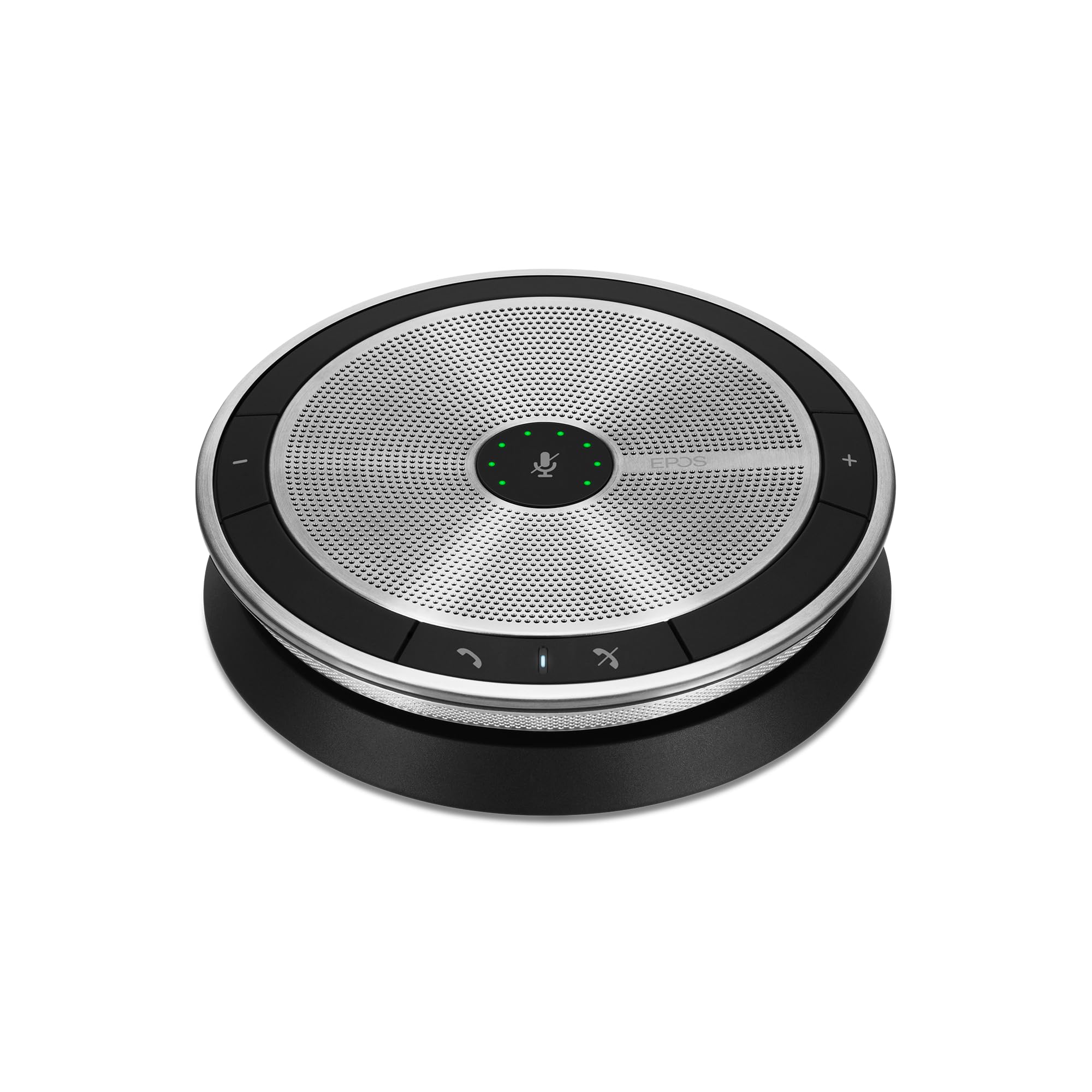 Sennheiser SP 20 ML 506050 USB Speakerphone - Certified for Skype for Business, Noise-Canceling, Plug & Play for PC/Laptop/Softphone - Perfect for Home Office, Conference Calls & Remote Work (Silver)