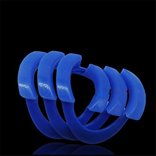 10 Pcs Dental Mouth Opener Intraoral Cheek Lip Retractor - O-Shape Cheek Expander for Teeth Whitening & Dental Procedures - Autoclavable Blue Dental Accessories - Perfect for Dentists, Orthodontists & At-Home Teeth Care