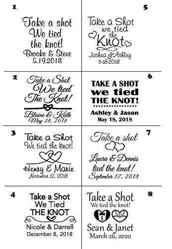 Personalized 1.75oz Glass Shot Glass - 
