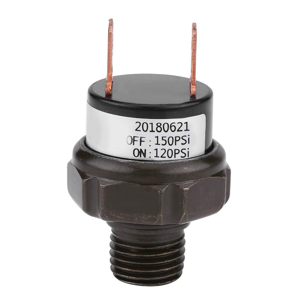 Acouto 12V Universal Car Automatic Air Compressor Pressure Switch (120-150 PSI) - Heavy Duty Air Pressure Control for Trucks, SUVs & Off-Road Vehicles