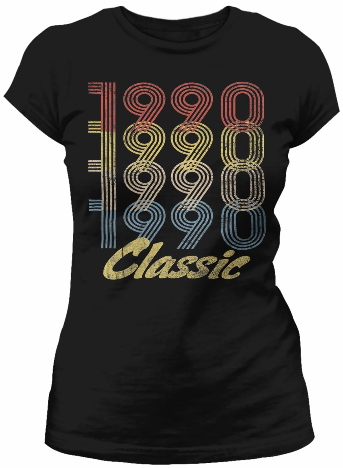 35th Birthday Gift for Women - Vintage 1990 Retro T-Shirt - Perfect for 35th Birthday Party, Girls Night Out & Special Celebrations