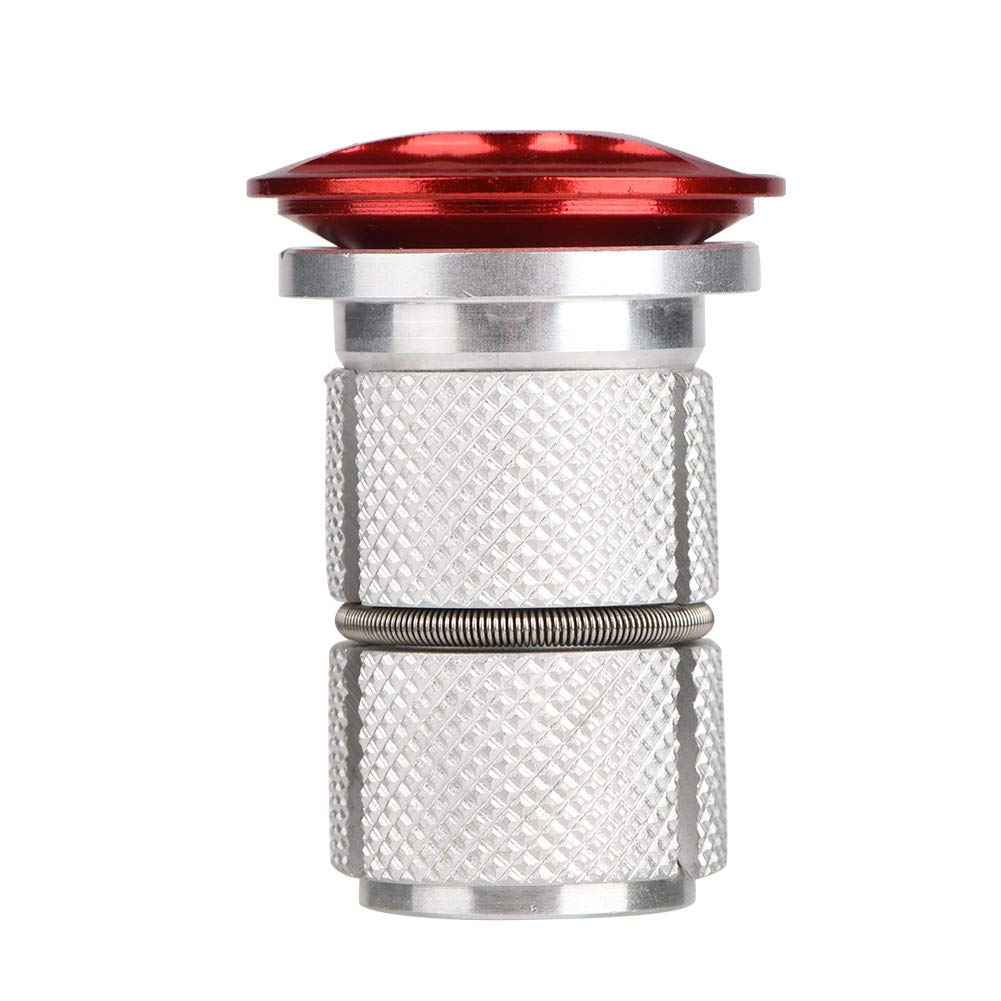 Keenso Bike Stem Headset - 1/1.25 Inch Aluminum Alloy Top Cap Fork Expander Bung for Road & Mountain Bikes | Perfect for Bike Maintenance & Upgrades