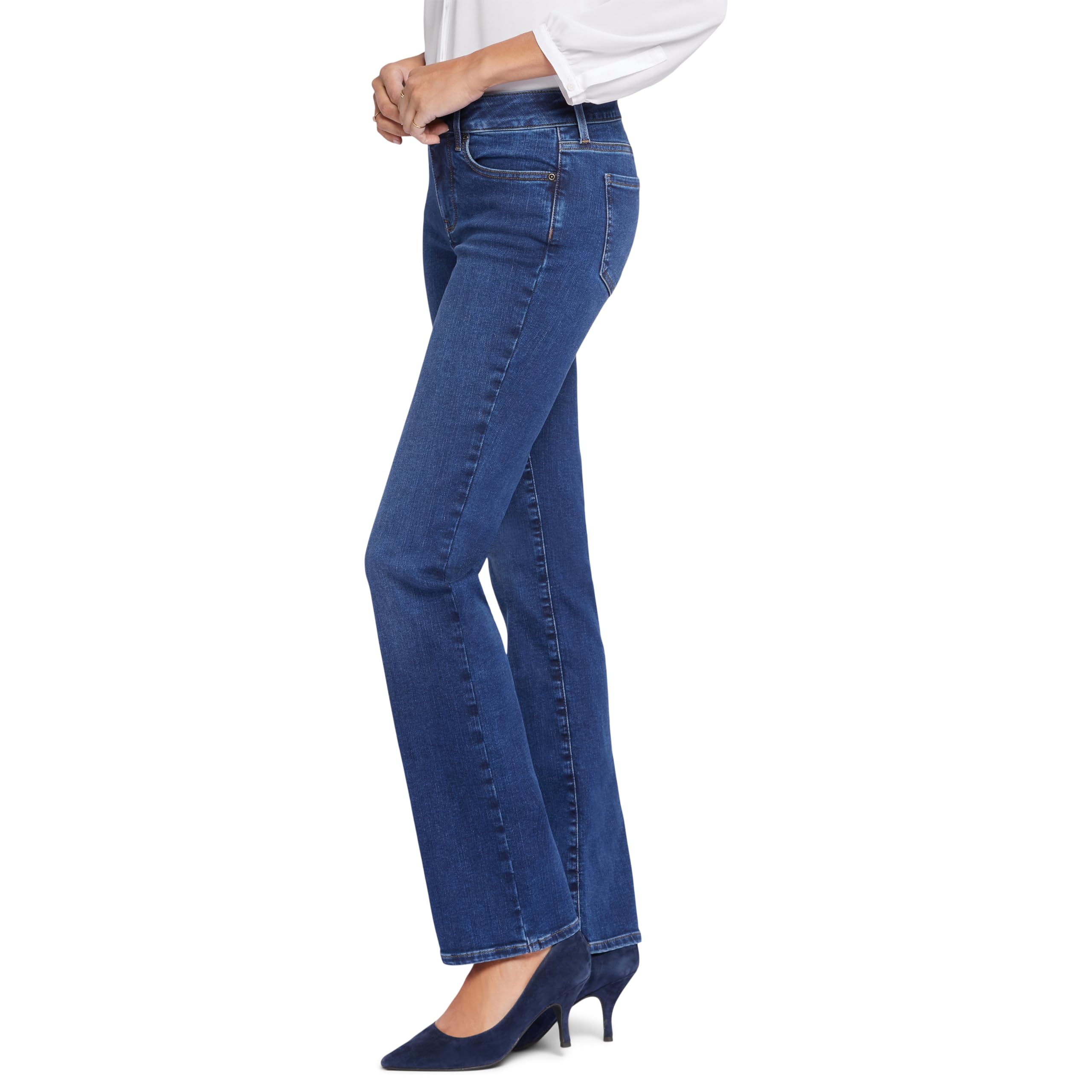 NYDJ Women's Marilyn Straight Leg Denim Jeans - Comfortable Stretch Jeans for Everyday Wear, Work & Casual Outings
