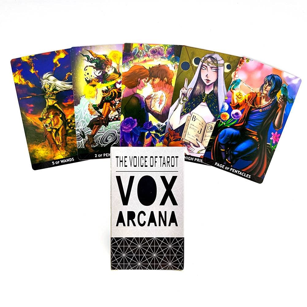 Vox Arcana Tarot & Oracle Cards - Premium Divination Deck for Spiritual Guidance, Tarot Party Games, and Intuitive Readings at Home or Gatherings
