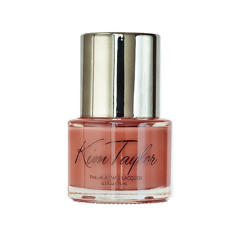 Kim Taylor BROWNIE Nail Polish - Long Lasting Vegan Nail Enamel for Gel-Like Shine - Perfect for Manicures, Pedicures & Nail Art (Brownie Shade)