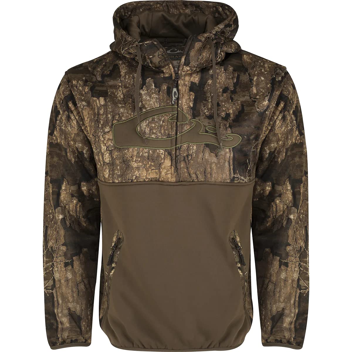 Drake MST Endurance 1/4 Zip Hoodie for Men - Lightweight Performance Pullover for Hiking, Running & Outdoor Activities
