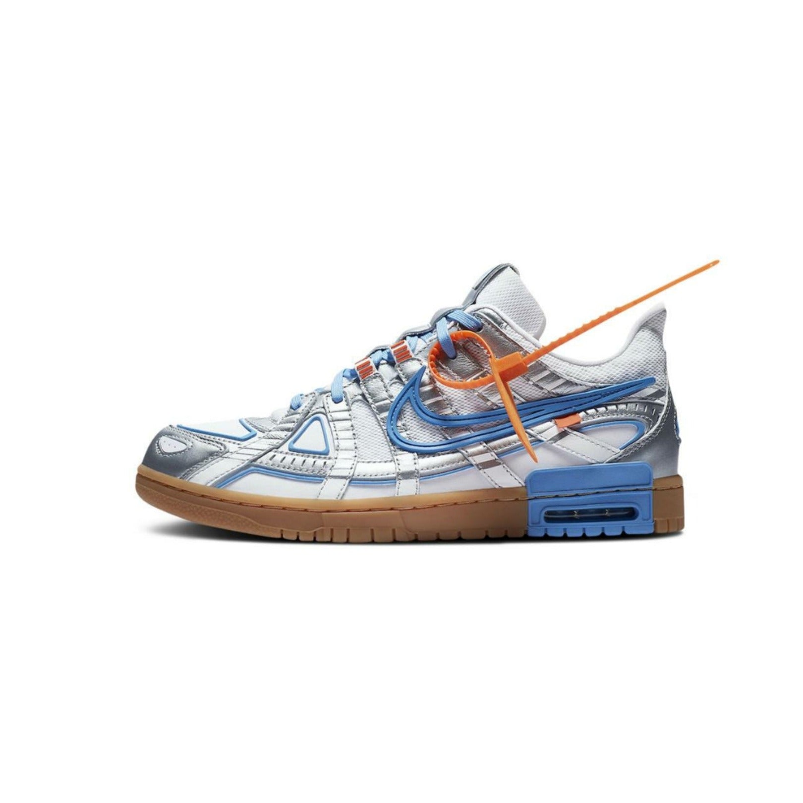 Nike Air Rubber Dunk Off-White UNC White Blue Sneakers - Men's Basketball Shoes for Casual Wear & Street Style