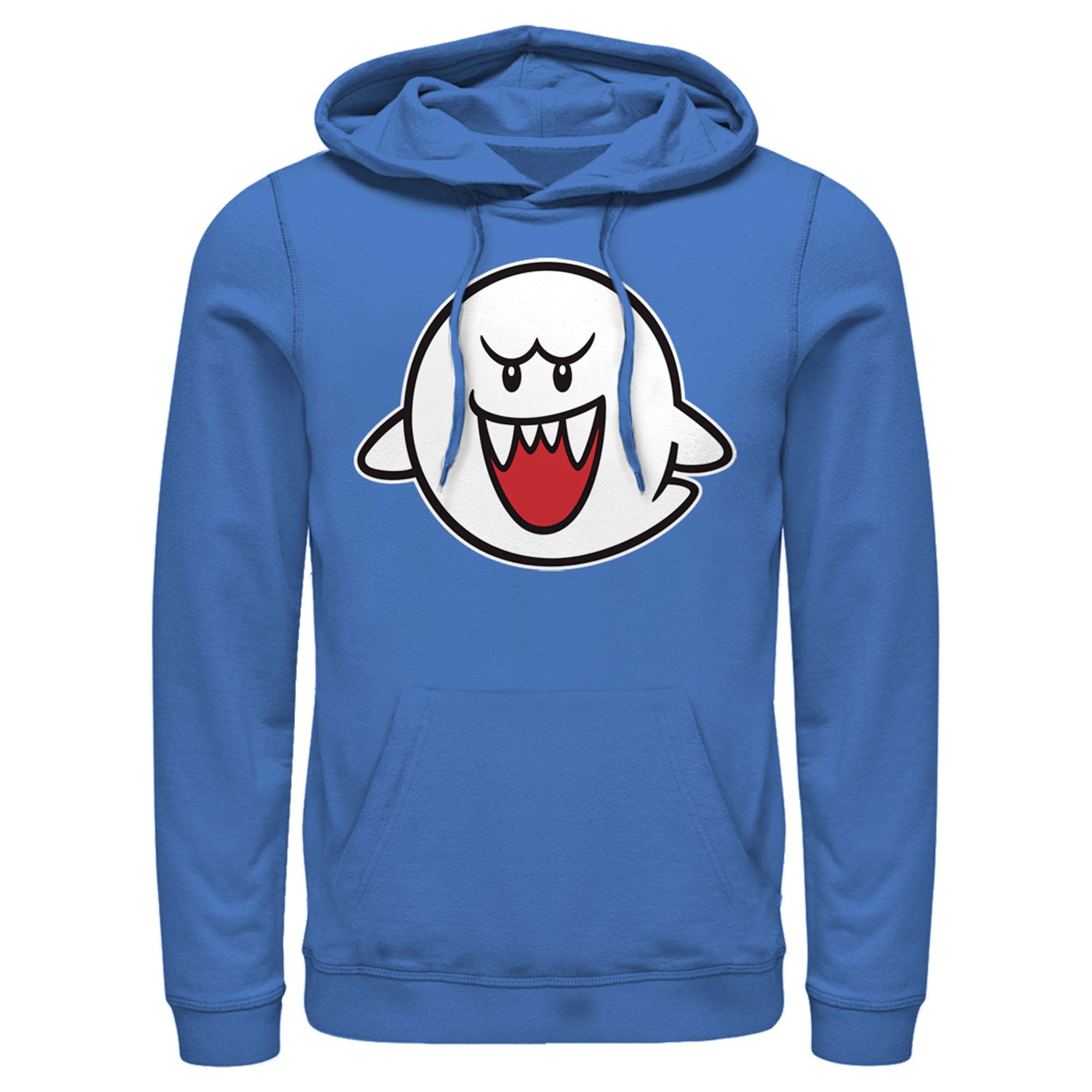 Nintendo Mario Boo Ghost Hoodie for Men - Pullover Sweatshirt with Fun Gaming Design - Perfect for Cosplay, Halloween, and Casual Wear