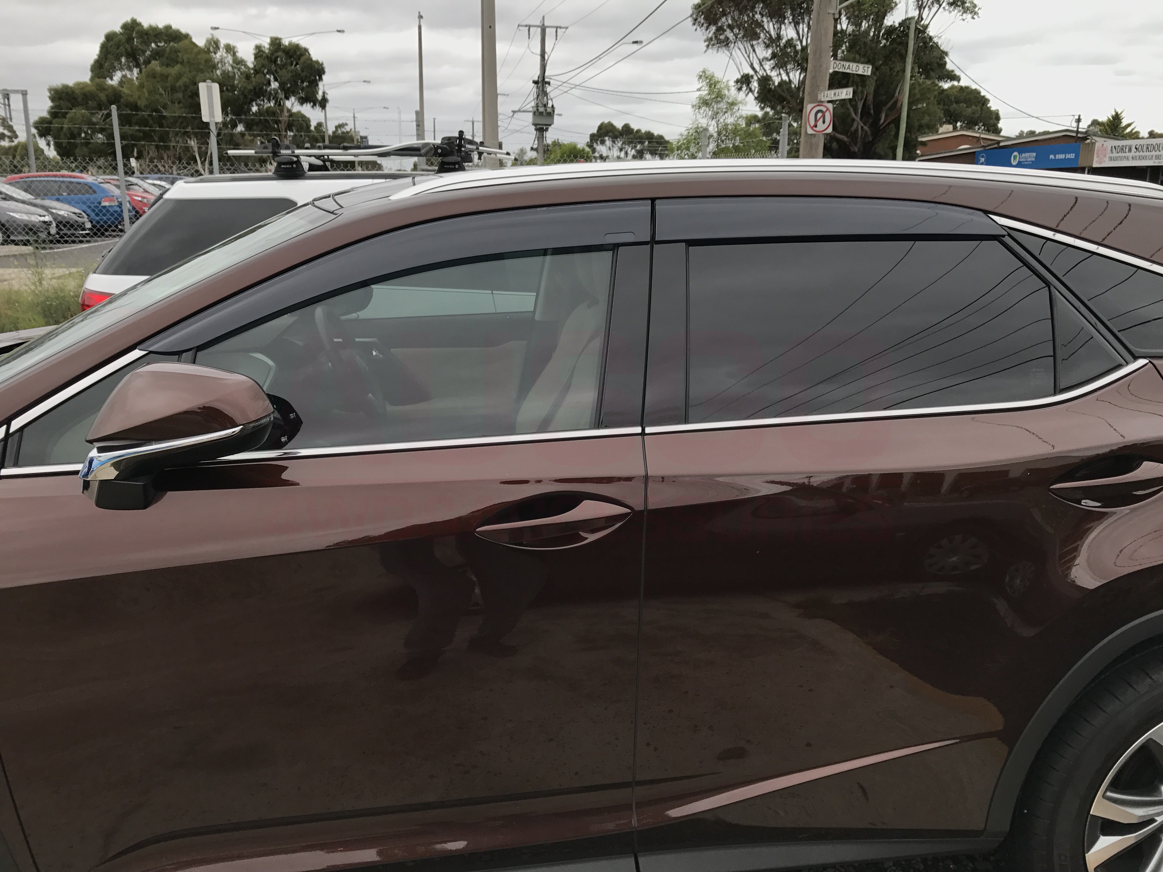 Premium Injection Molded Weather Shields for Lexus RX200T / RX300 / RX350 / RX450h (5-Seat Models 2015-2022) - Rain Guards & Window Deflectors for All-Weather Protection & Style Enhancement