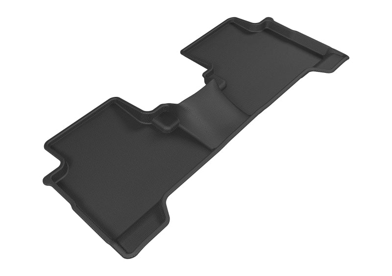 3D MAXpider Custom Fit Floor Mats for 2015-2019 Ford Escape Kagu 2nd Row - Premium All-Weather Protection, Black | Perfect for Road Trips, Family Outings & Daily Commute