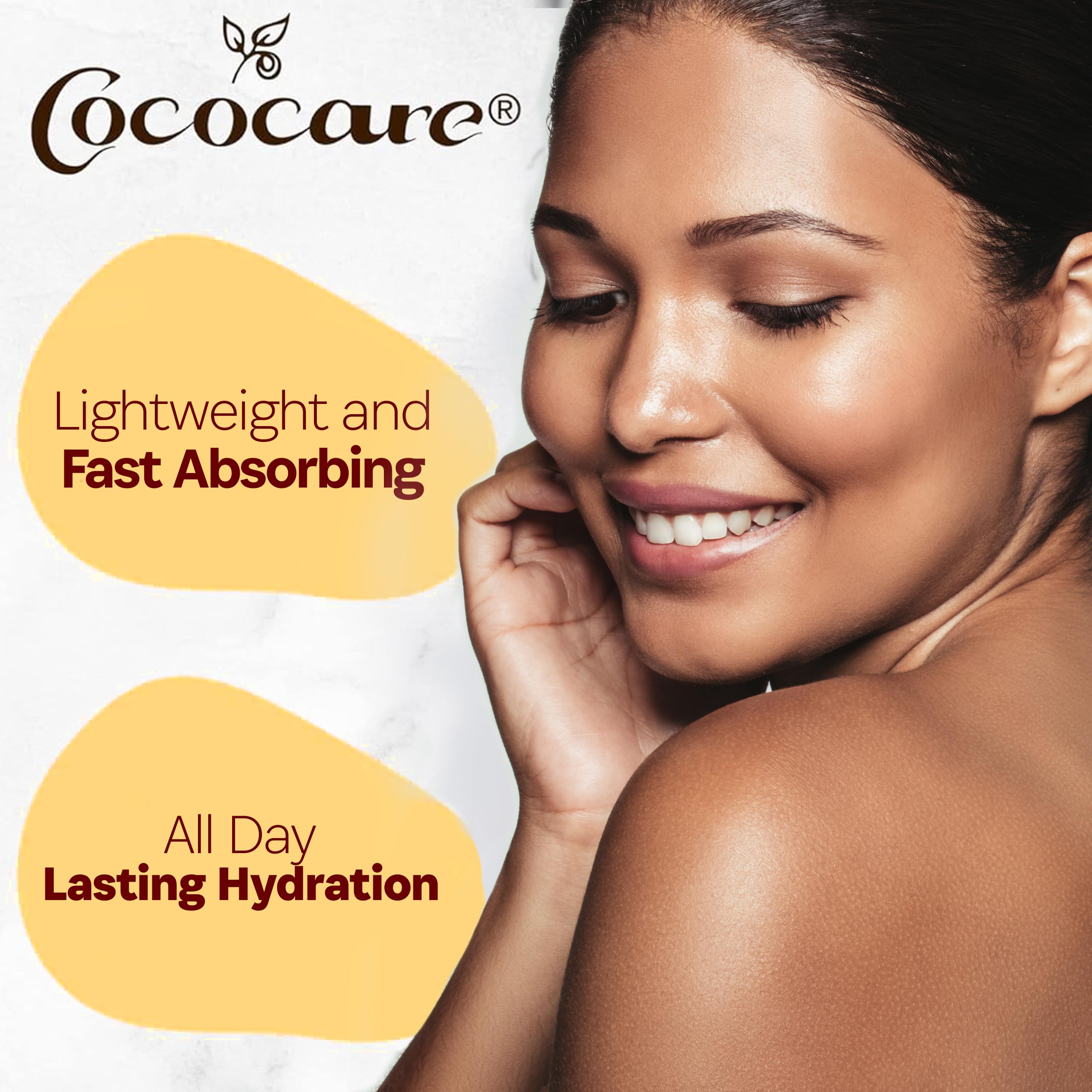 Organic Cocoa Butter Body Oil - 8.5 fl oz (250ml) for Dry Skin, Stretch Marks & Scar Care - Perfect for Massage, Moisturizing & Nighttime Skin Repair