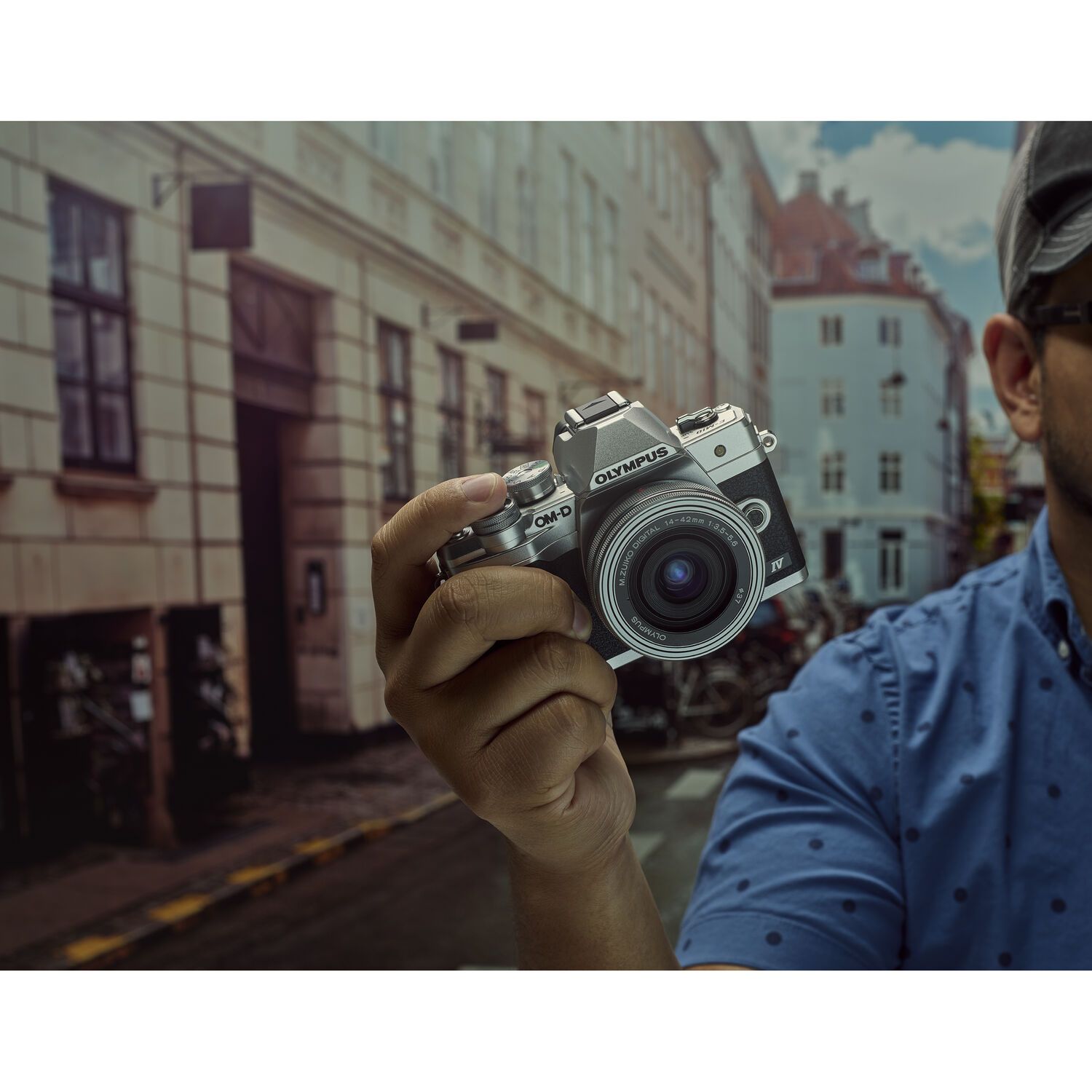 Olympus OM-D E-M10 Mark IV Mirrorless Camera Body (Silver) - Perfect for Travel, Vlogging & Street Photography