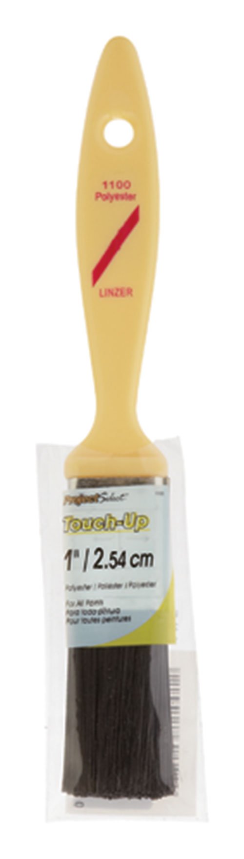 Linzer Products 1100 1-Inch Polyester Varnish & Wall Paint Brush - Perfect for Wood Staining, Furniture Painting, and Home DIY Projects