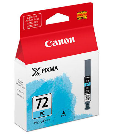 Canon LUCIA PGI 72 Photo Cyan (PC) Ink Cartridge for Pixma PRO 10 Printer - High-Quality Photo Printing for Professional Photographers & Artists