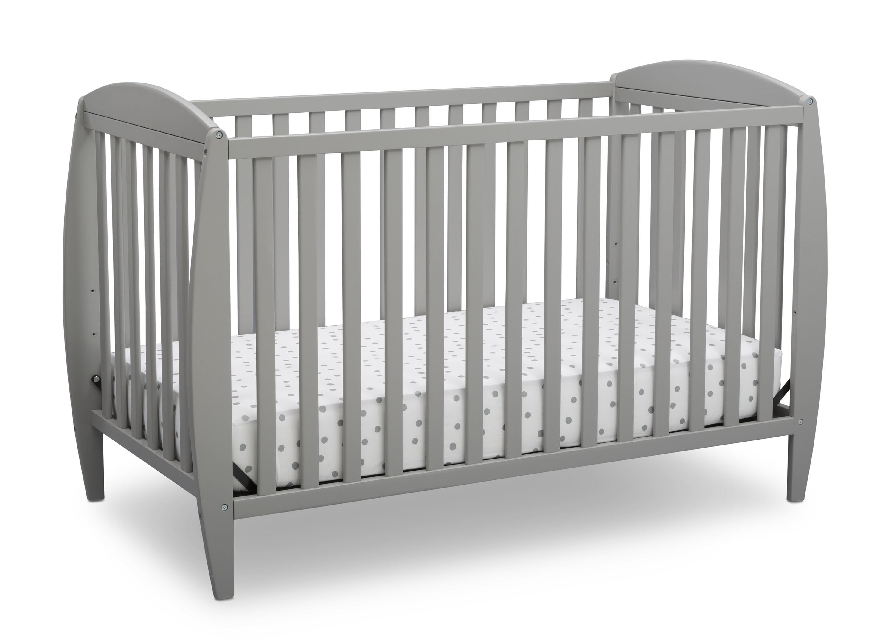 Taylor 4-in-1 Convertible Baby Crib - White Nursery Furniture for Newborn to Toddler Bed | Perfect for Modern Nursery, Bedroom & Daycare Use
