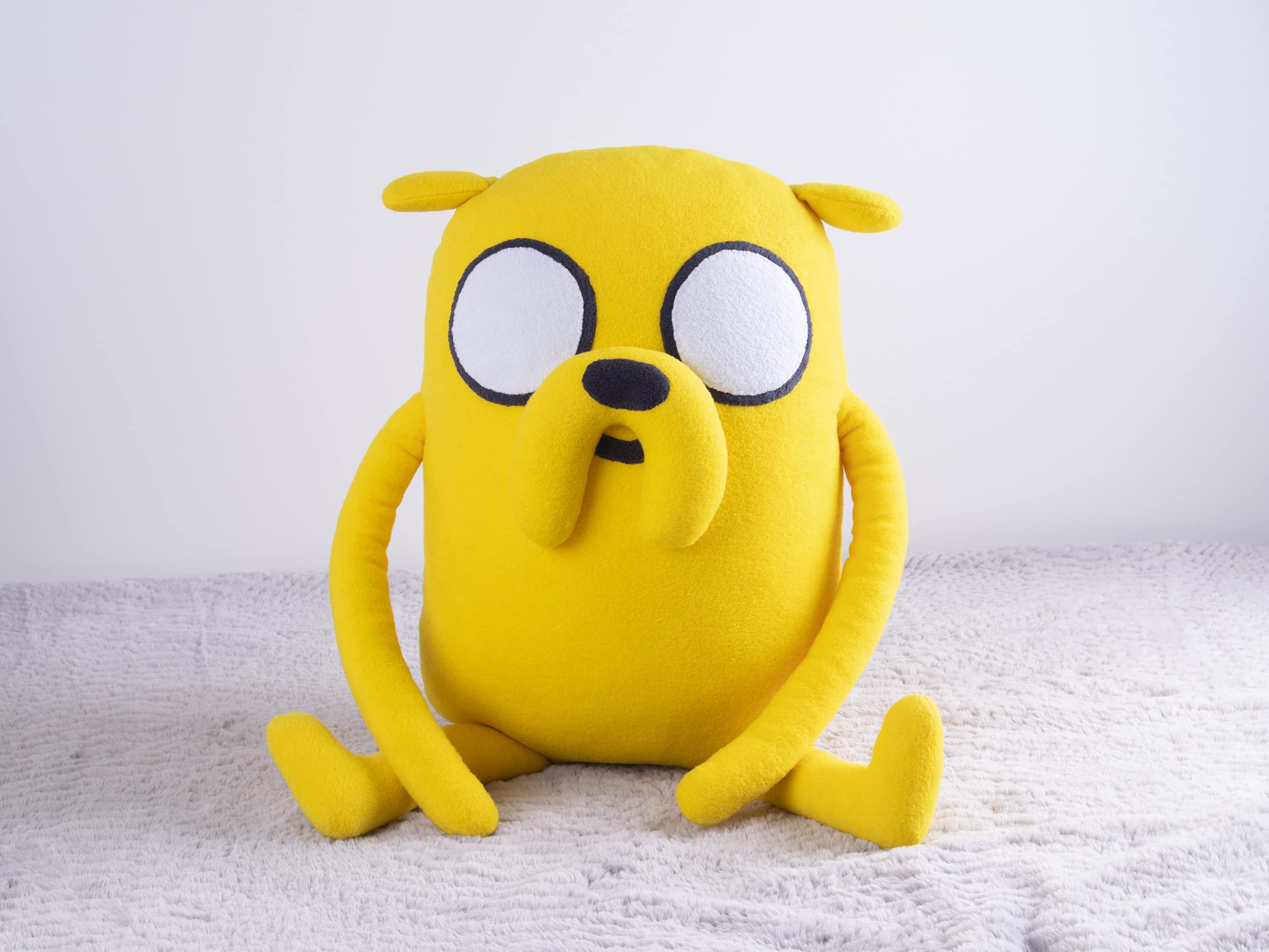Adventure Time Jake The Dog 22-inch Handmade Plush Toy - Perfect for Collectors, Gifts, and Kids' Room Decor