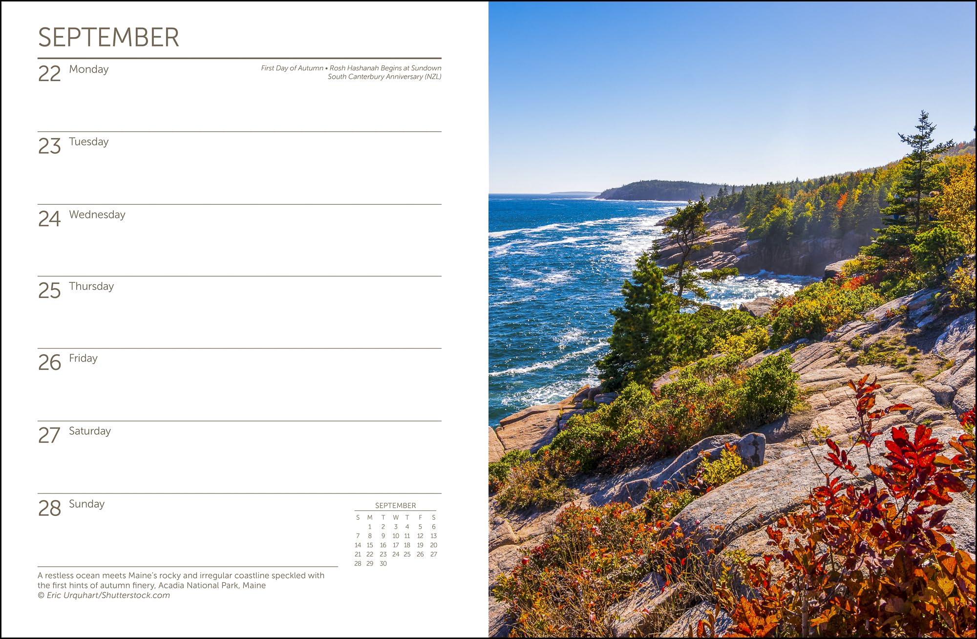 2025 America's National Parks Weekly Planner - 6.5