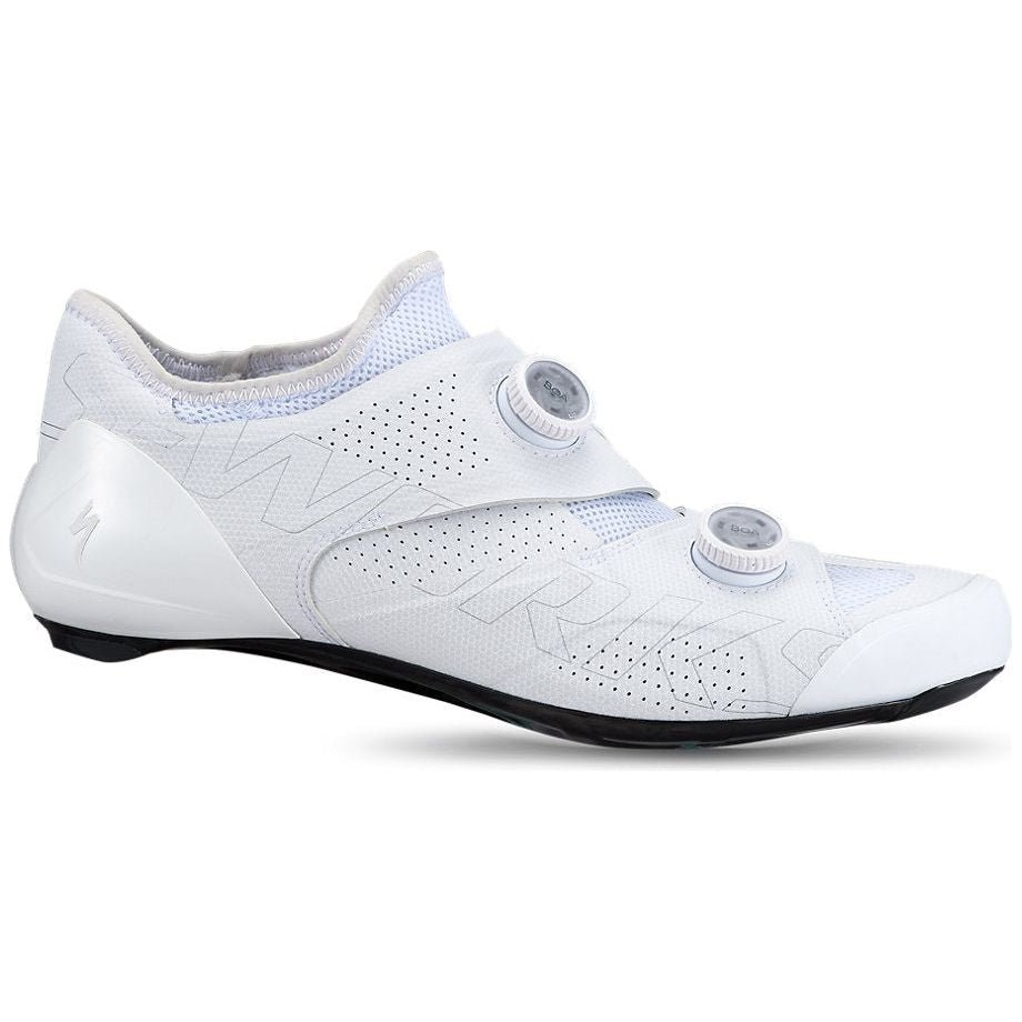 Specialized S-Works Ares Road Cycling Shoes - White | High-Performance Bike Shoes for Road Racing & Training | Lightweight & Breathable Design for Competitive Cyclists