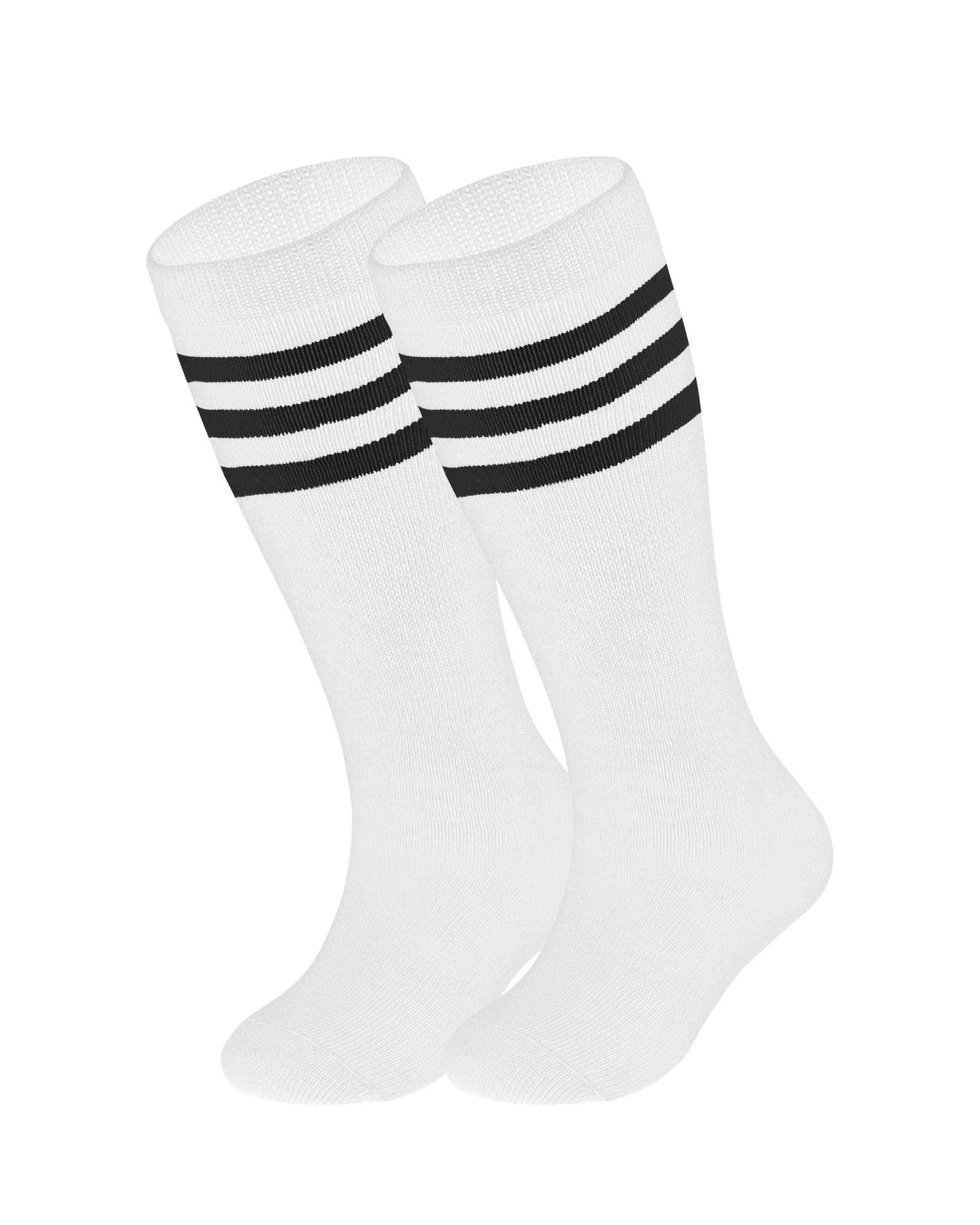 **YMYDYFC Kids Soccer Socks - 4 Pack Knee High Athletic Socks for Boys & Girls - Perfect for Soccer, Baseball, Softball & Youth Sports**