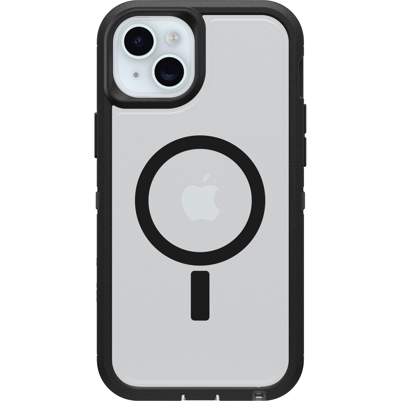 OtterBox Defender XT MagSafe Case for iPhone 15 Plus & iPhone 14 Plus - Military-Grade Shockproof & Drop-Proof Protection (5x Tested) - Ultra-Rugged Clear/Black Protective Phone Cover - Perfect for Outdoor Adventures, Construction Work & Extreme Sports