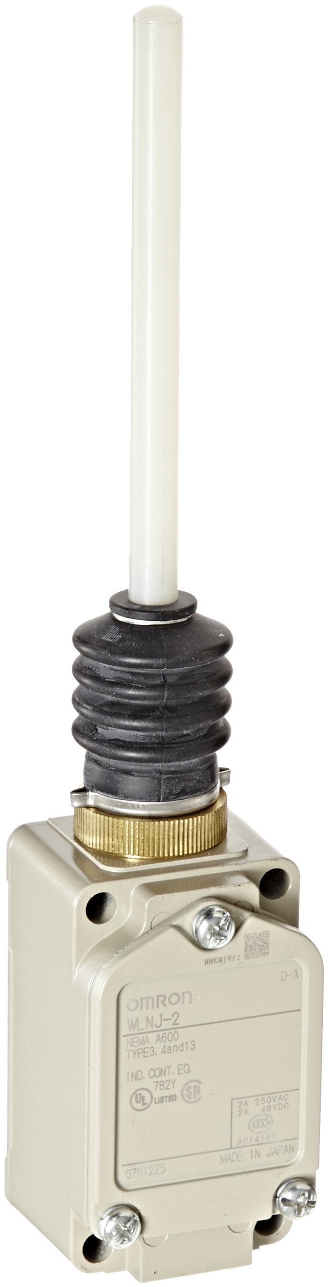 Omron WLNJ-2 General Purpose Switch - Standard Load, Flexible Rod, Coil Spring, Resin Rod - Ideal for Industrial Automation, Machinery & Control Panels