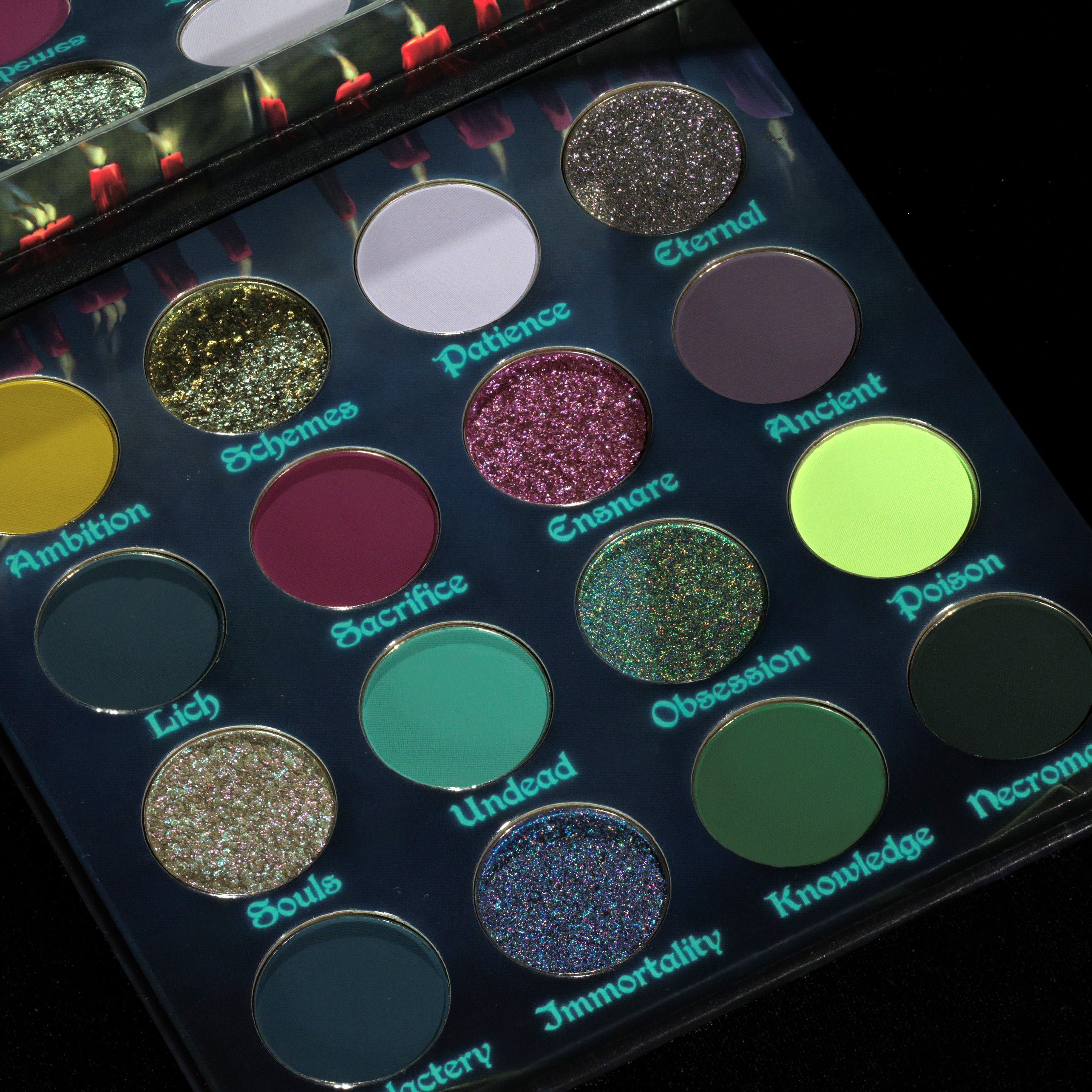 Harvest of Souls Eyeshadow Palette - 12 Highly Pigmented Matte & Shimmer Shades for Stunning Eye Makeup | Perfect for Halloween, Cosplay, and Night Out Looks