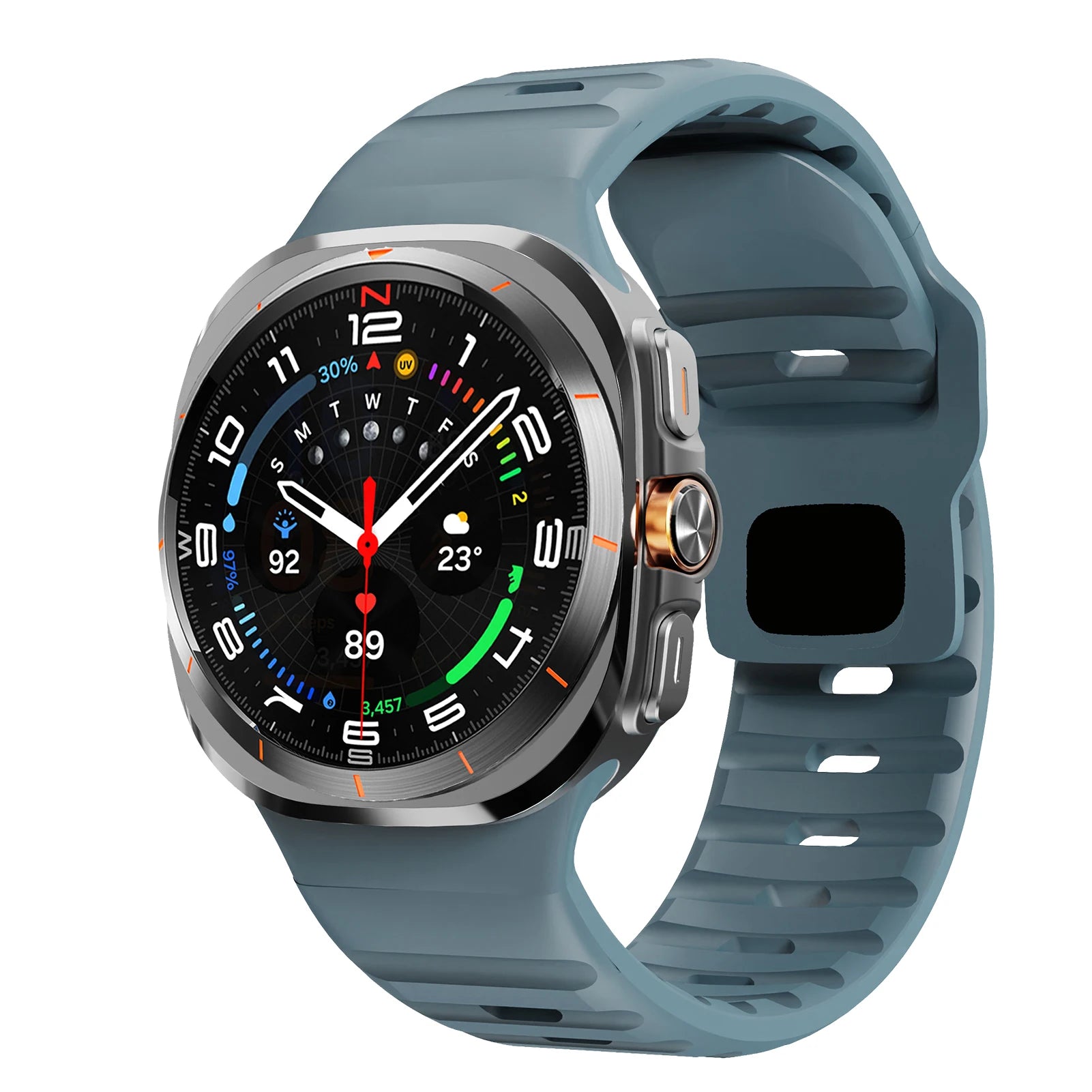 Durable Silicone Bands for Samsung Galaxy Watch Ultra - Comfortable & Stylish Replacement Straps for Workouts, Running & Outdoor Activities