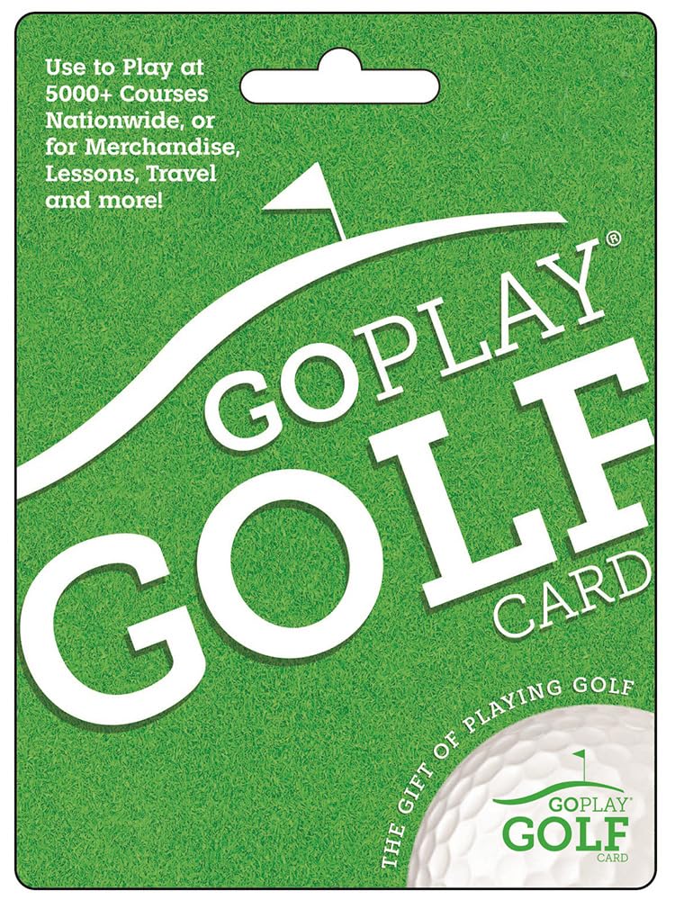 Go Play Golf Gift Card - Perfect for Golf Enthusiasts, Birthday & Holiday Gifts | Use at Golf Courses, Pro Shops & Online Stores