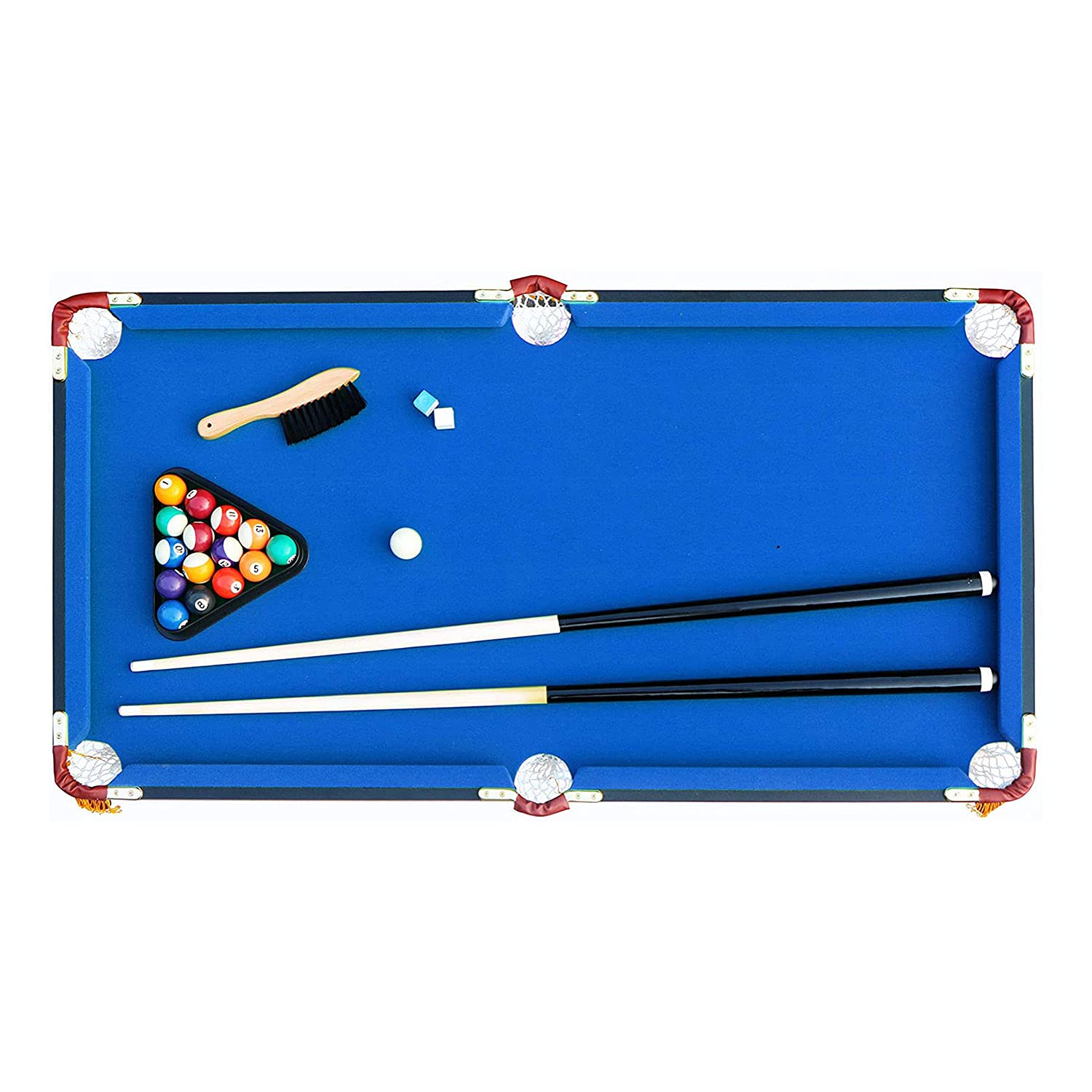 RACK Leo 4-Foot Folding Pool Table - Portable Billiard Table for Beginners & Small Spaces | Perfect for Home Game Rooms, Dorm Rooms & Outdoor Parties