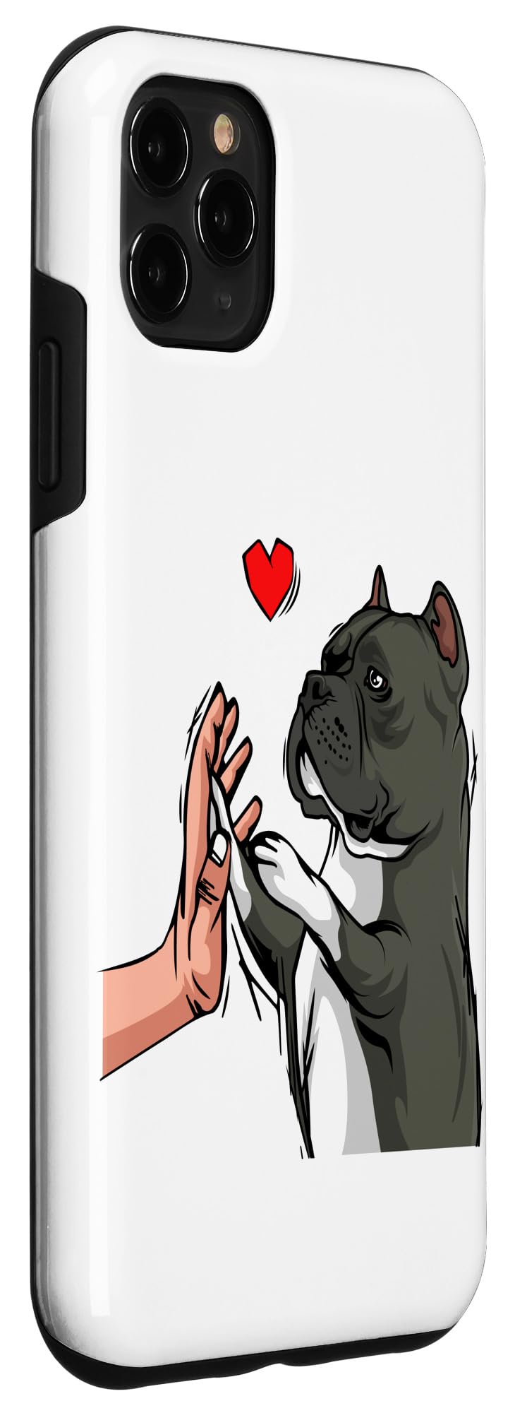 iPhone 11 Pro Max Case - American Bully Love Cute Dog Design for Women | Perfect Gift for Dog Lovers & Pet Owners | Protective Phone Cover for Daily Use, Work & Travel