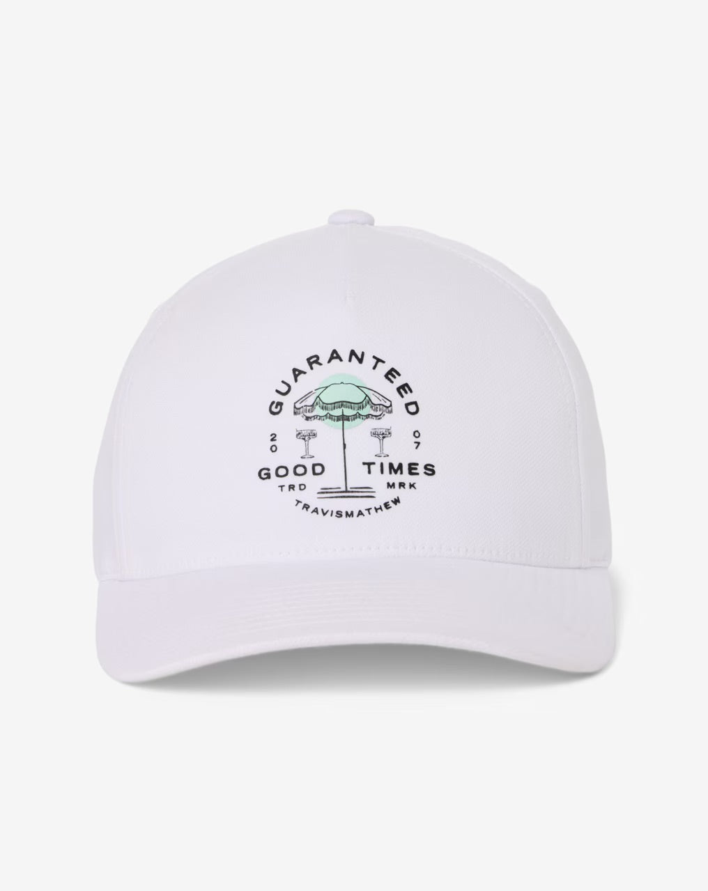 TravisMathew Summer Sail Hat - White UPF 50+ Sun Protection for Men & Women - Perfect for Boating, Beach, Golf & Outdoor Activities