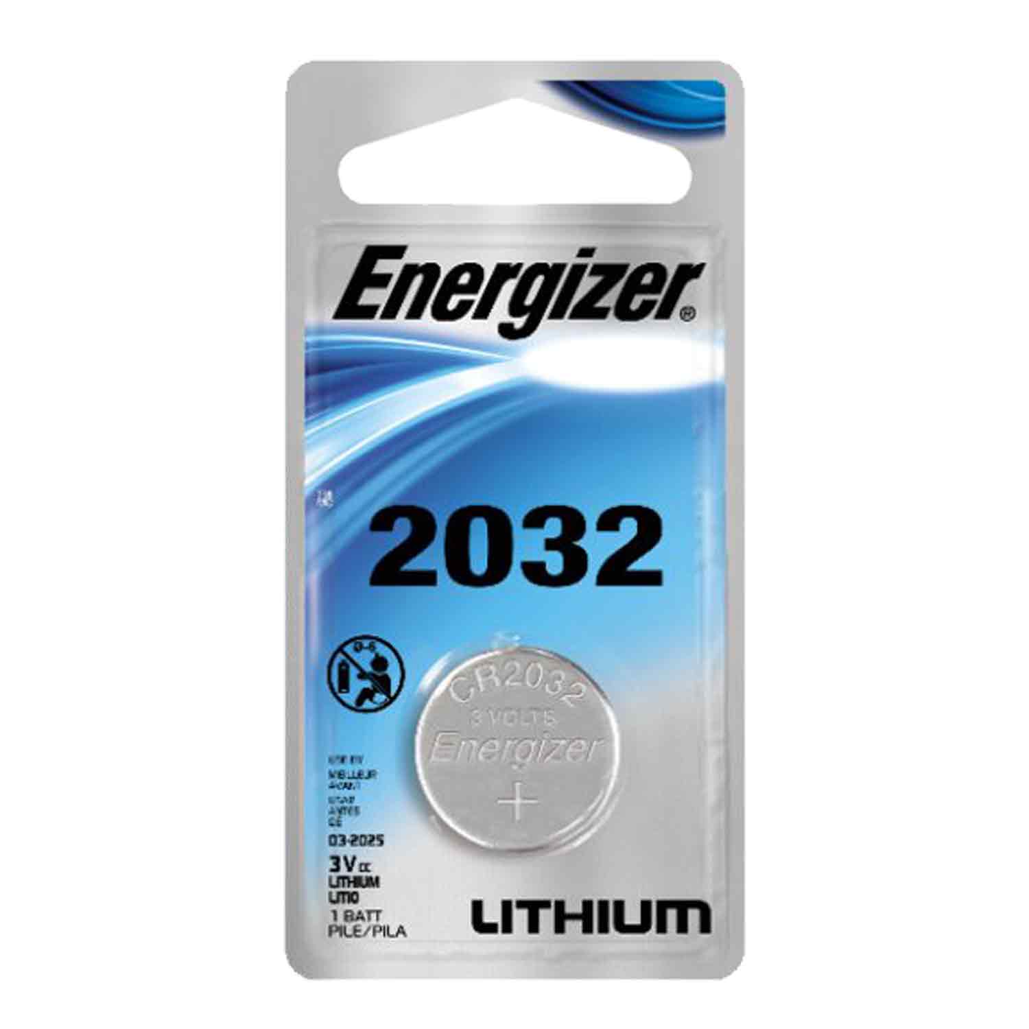 2032 Lithium Battery - Long Lasting 3V Coin Cell Battery for Watches, Calculators, Key Fobs & Medical Devices - 10 Pack